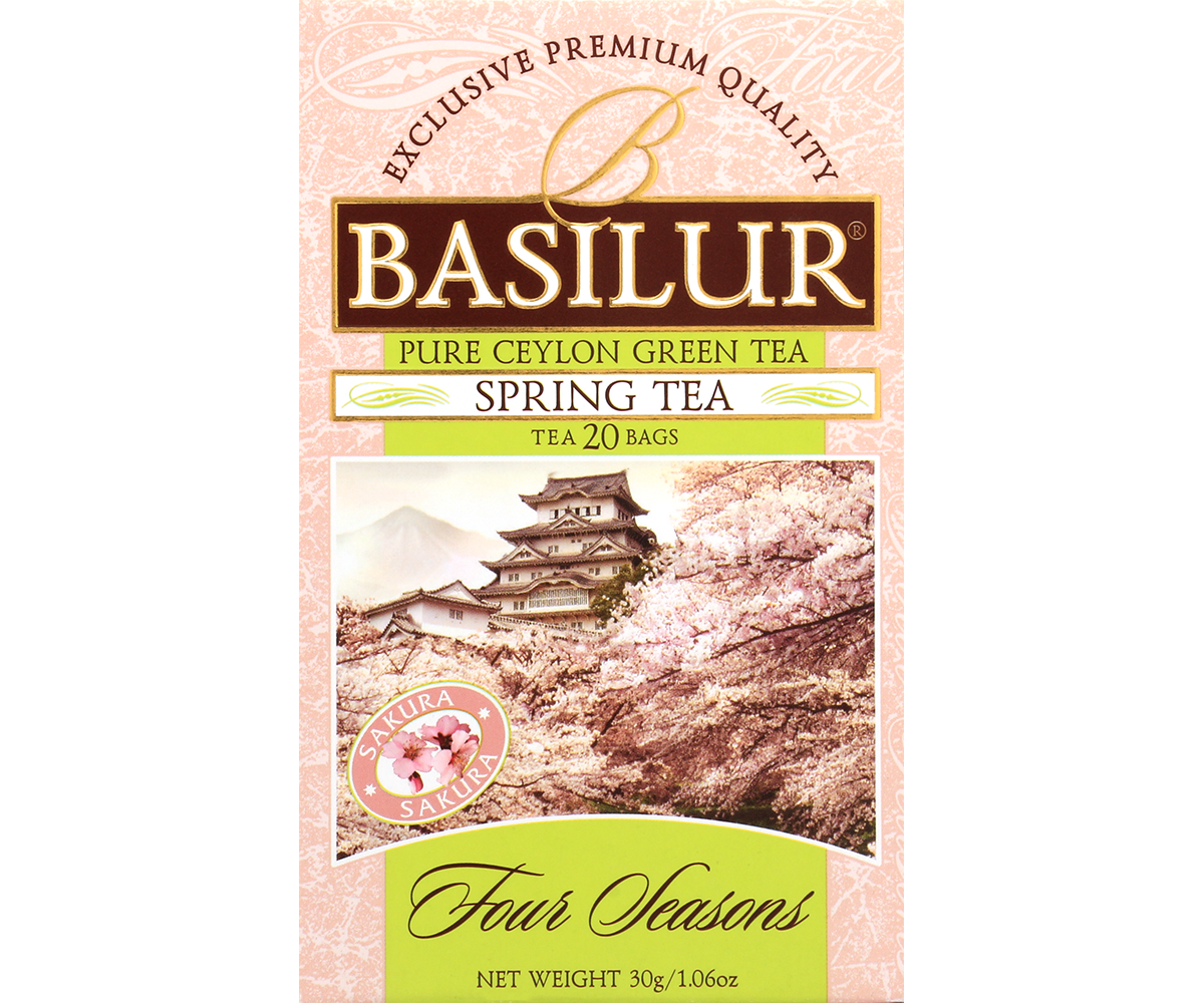 Basilur Spring Tea envelopes - 25 x 1.5 g 