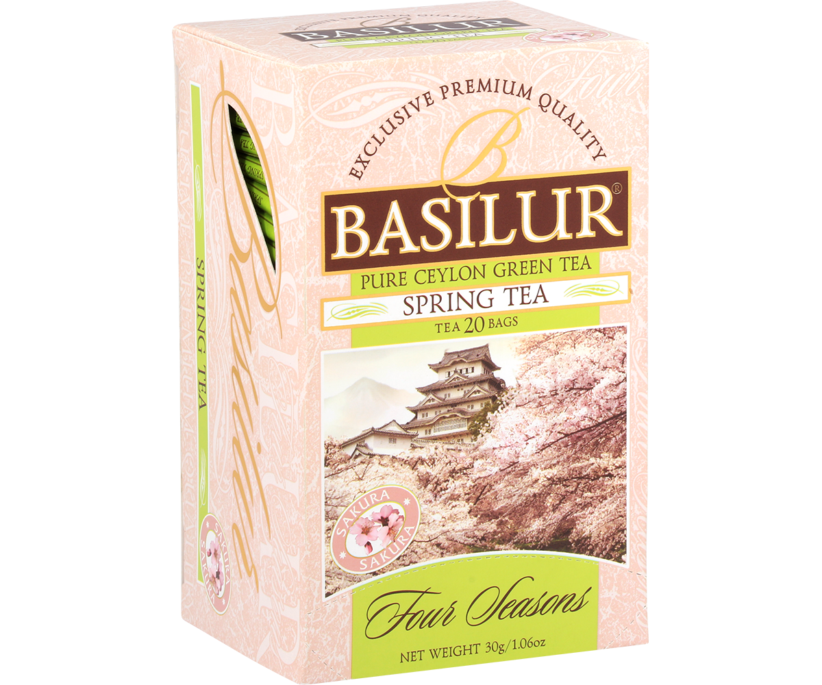 Basilur Spring Tea envelopes - 25 x 1.5 g 