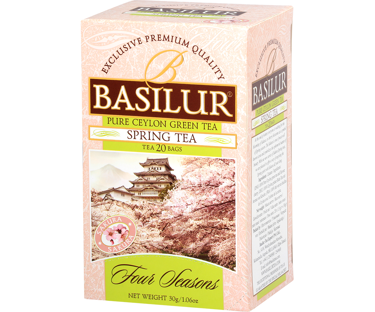 Basilur Spring Tea envelopes - 25 x 1.5 g 