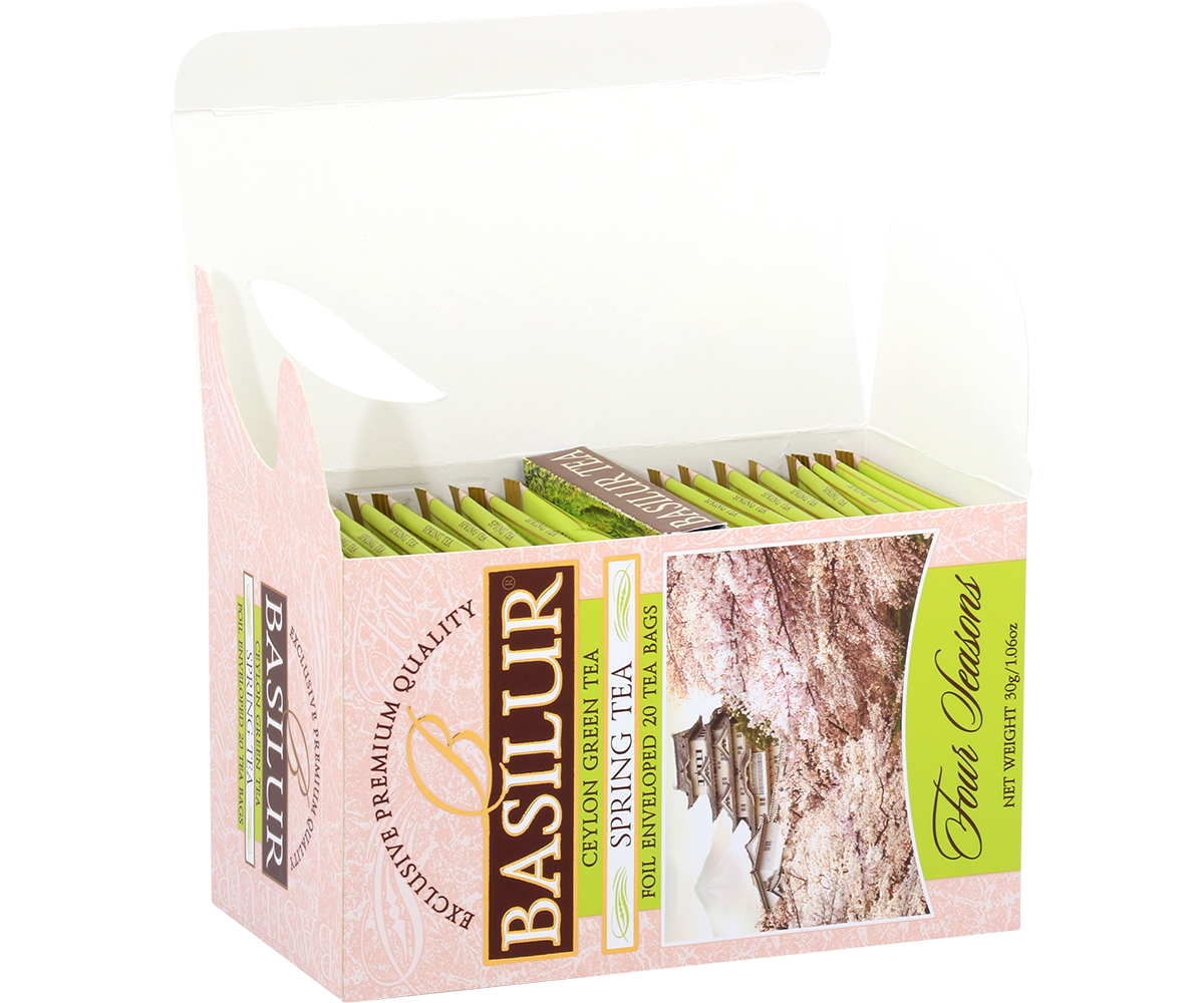 Basilur Spring Tea envelopes - 25 x 1.5 g 