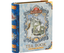 Bok pudełka Basilur Tea Book vol. I – eleganckie opakowanie premium
