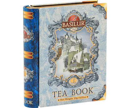 Bok pudełka Basilur Tea Book vol. I – eleganckie opakowanie premium