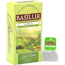 Torebka herbaty Basilur Radella Green z metką w kolorze zielonym
