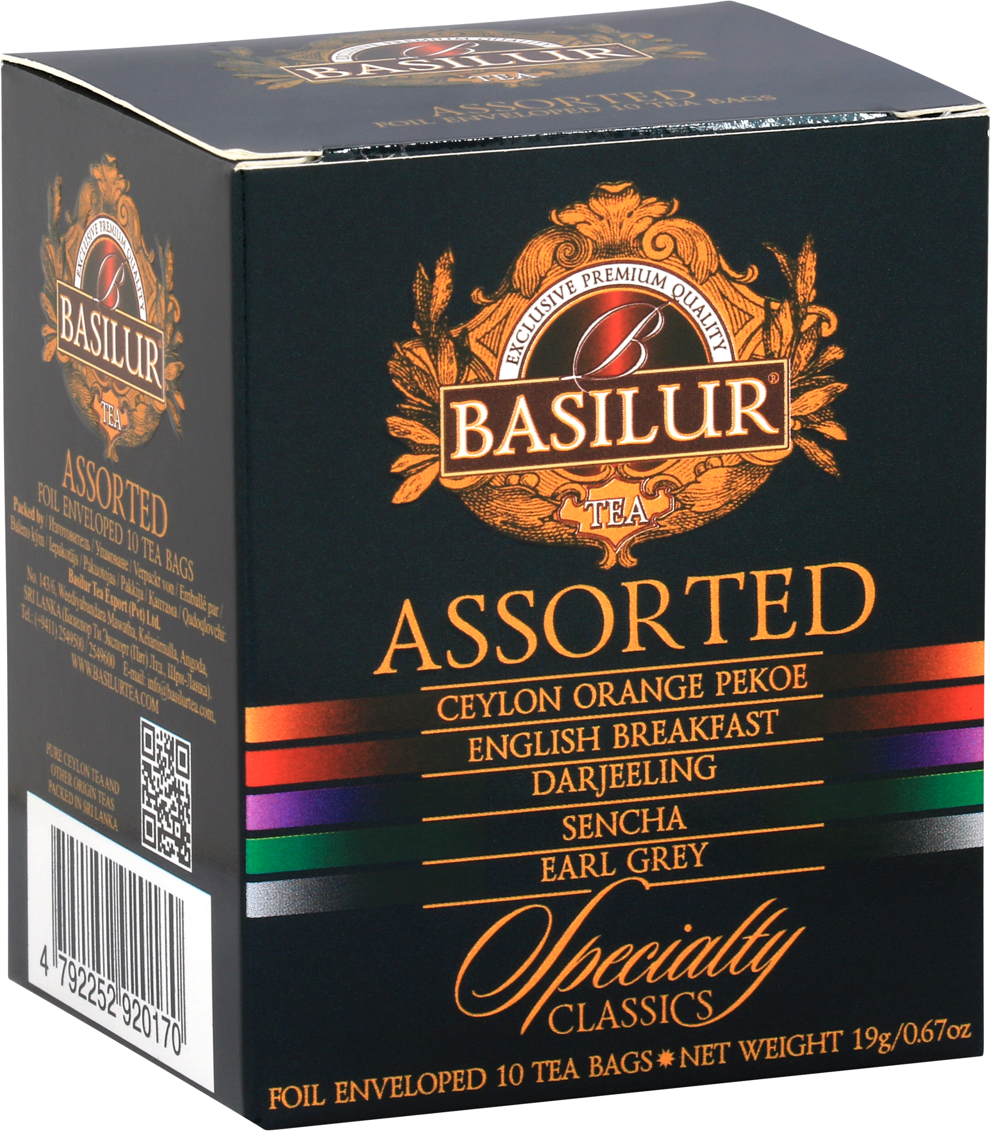 Zestaw herbat Basilur Specialty Classics Assorted – 10 kopert.
