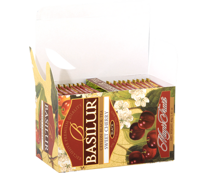 Otwarta herbata Basilur Sweet Cherry koperty 25 x 2 g czarna herbata smakowa