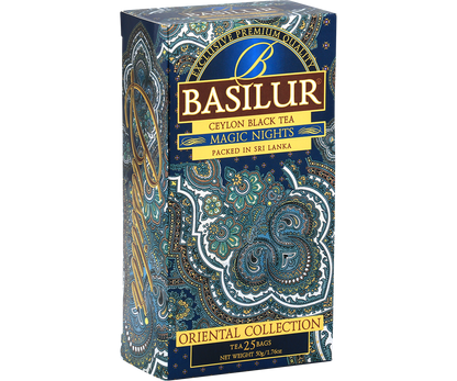 Herbata Basilur Magic Nights – czarna herbata cejlońska 25 x 2 g.