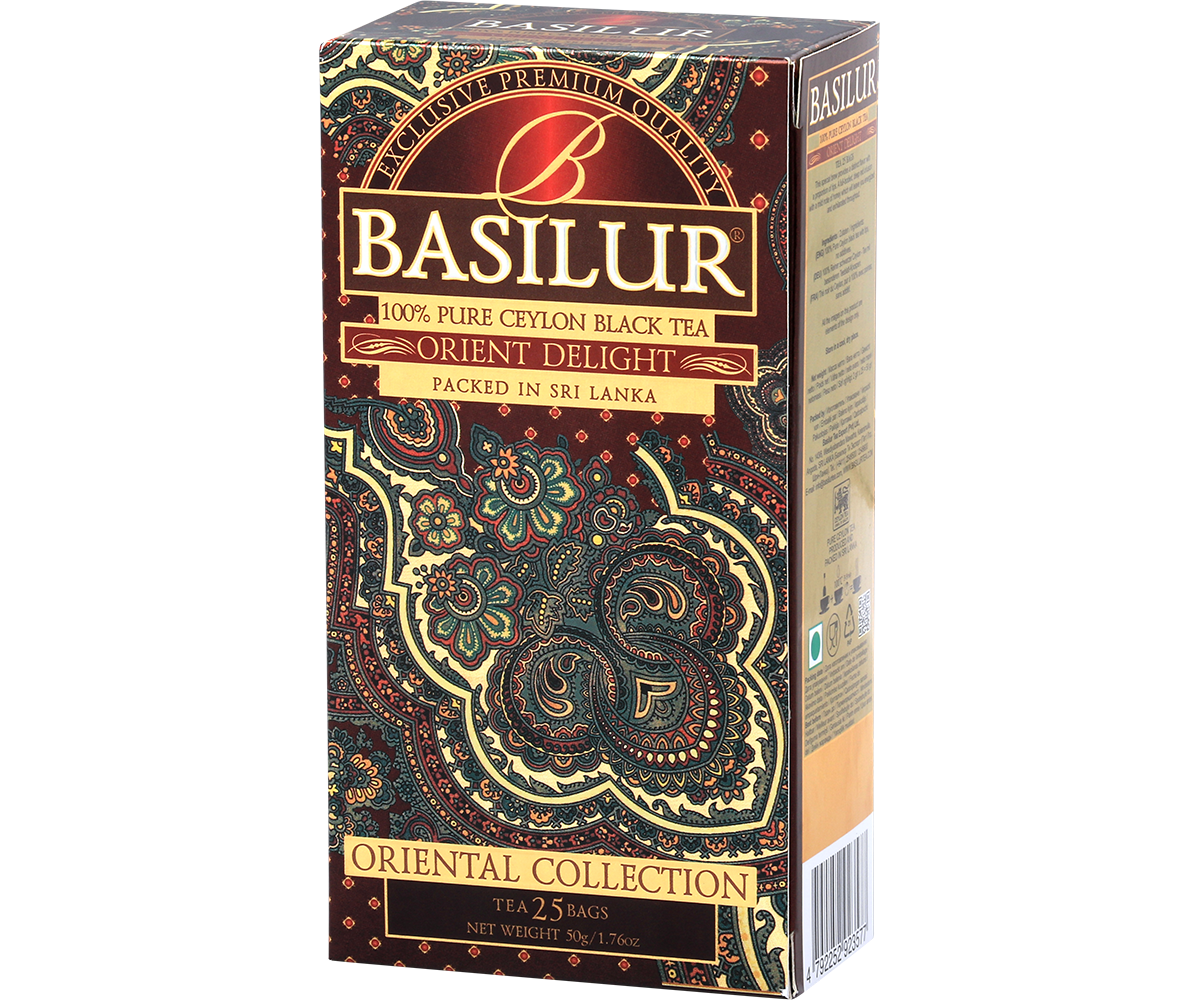 Herbata Basilur Orient Delight – czarna herbata cejlońska z kolekcji Oriental.