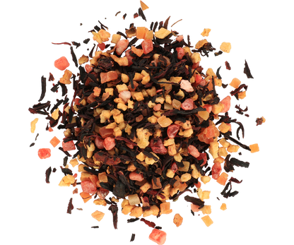 Herbata Basilur Strawberry & Raspberry – eleganckie pudełko z motywem owoców.