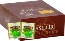 Opakowanie Basilur Peppermint 100 kopert, herbata ziołowa z mięty pieprzowej.