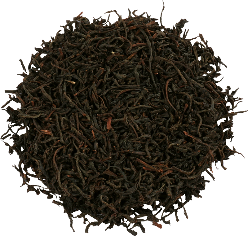 Liście czarnej herbaty Basilur Uva z regionu Cejlon, wysokiej jakości.
