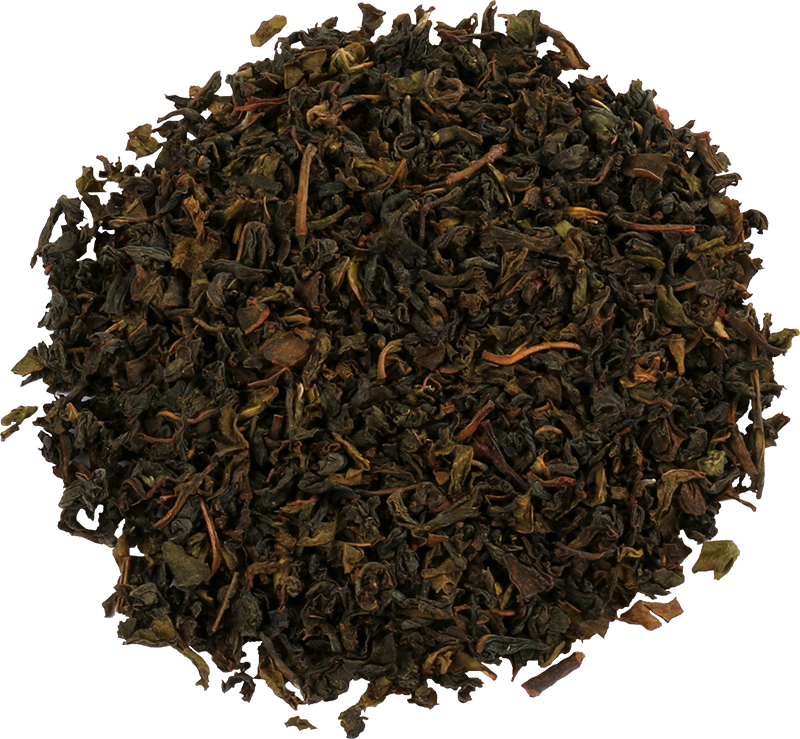 Liście czarnej herbaty Basilur Nuwara Eliya z regionu Cejlon.