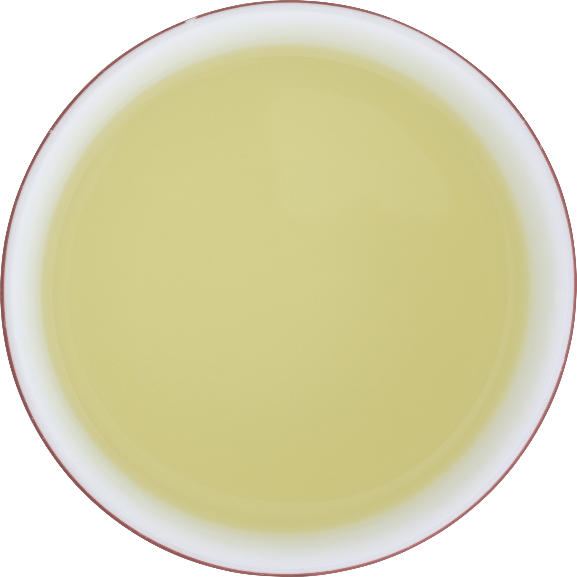 Zielony napar herbaty Basilur Radella Green o delikatnym, złotym kolorze.