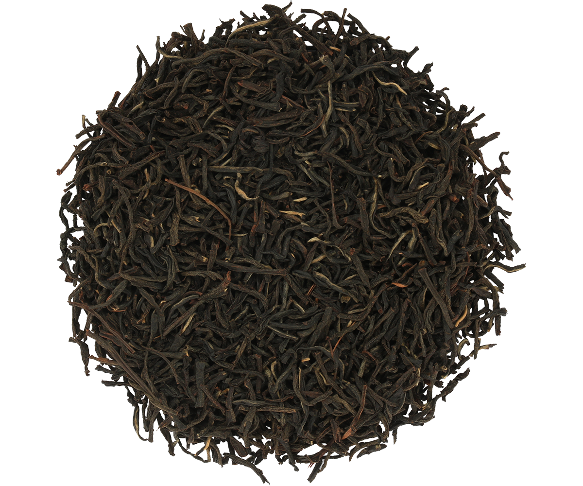 Liście czarnej herbaty Basilur Tea Book vol. IV – wysokiej jakości herbata cejlońska.