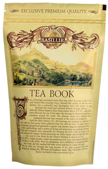 Opakowanie uzupełniające Basilur Tea Book vol. IV z elegancką grafiką i logo marki.