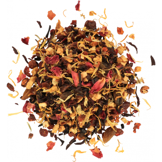 Mieszanka herbaty owocowej Indian Summer z hibiskusem, dziką różą i jabłkiem