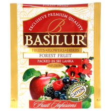 Koperta z herbatą basilur forest fruit.