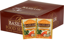 Opakowanie Basilur Caribbean Cocktail 100 kopert, herbata owocowa o tropikalnym aromacie.
