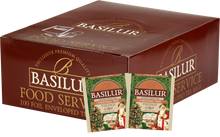 Herbata Basilur Christmas Tree 100 x 1,5 g w opakowaniu Food Service, zielona herbata świąteczna Vintage Style.