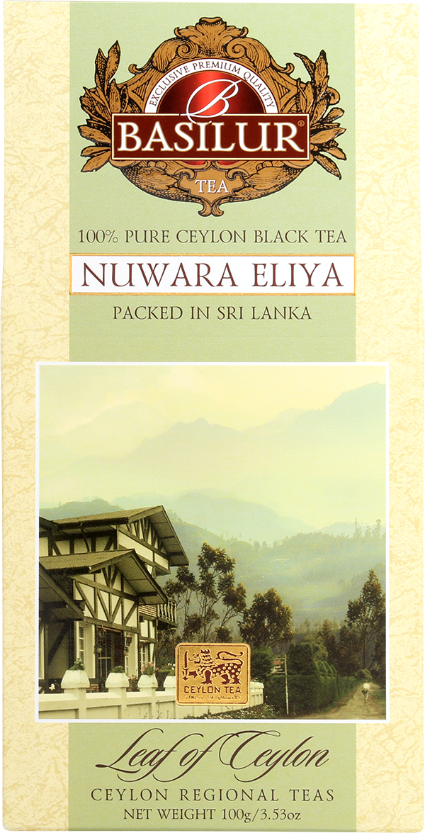 Zdjęcie opakowania herbaty Basilur Nuwara Eliya czarna herbata cejlońska premium
