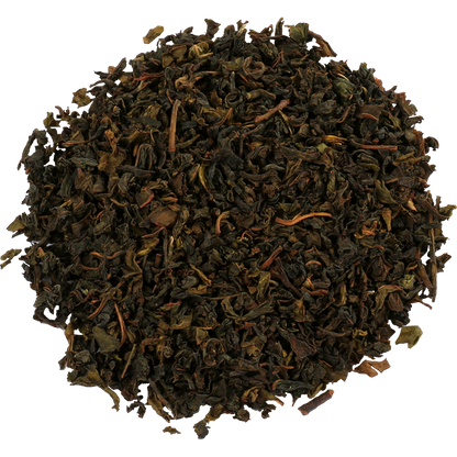 Zdjęcie suszu czarnej herbaty Basilur Nuwara Eliya liście cejlońskie
