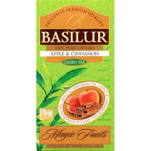 Zielona herbata Basilur Apple & Cinnamon Magic Fruits opakowanie frontowe
