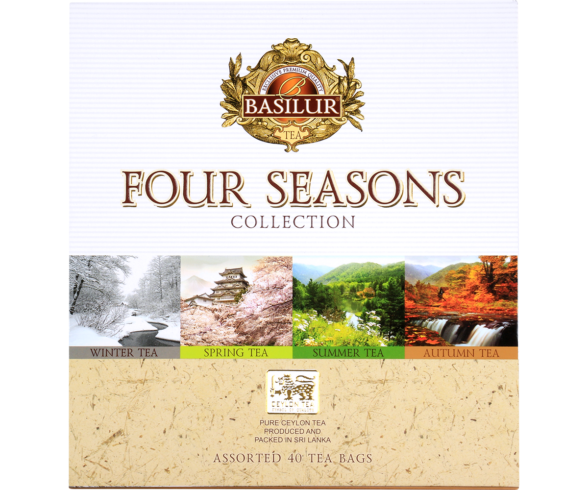 Zestaw herbat Basilur Four Seasons Collection z czterema smakami inspirowanymi porami roku