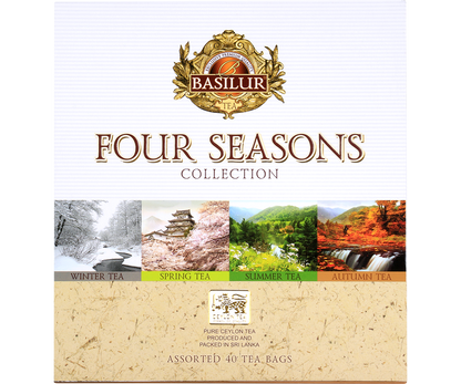 Zestaw herbat Basilur Four Seasons Collection z czterema smakami inspirowanymi porami roku