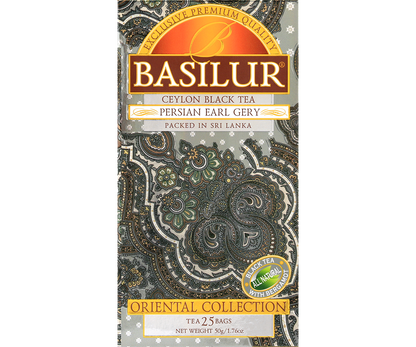Herbata Basilur Persian Earl Grey w ozdobnym opakowaniu z kolekcji Oriental Collection