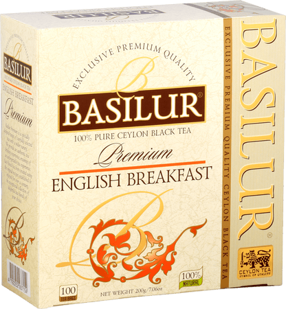 Basilur English Breakfast 100 kopert – klasyczna czarna herbata cejlońska premium