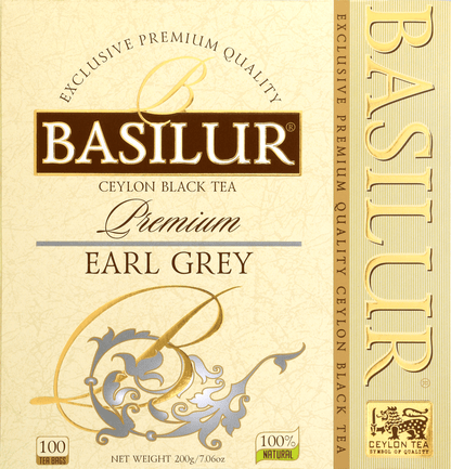 Basilur Earl Grey 100 kopert – czarna herbata Ceylon o aromacie bergamotki