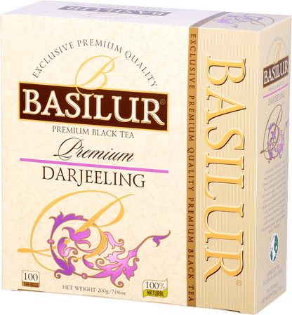 Herbata Basilur Premium Darjeeling w eleganckim opakowaniu 100 torebek