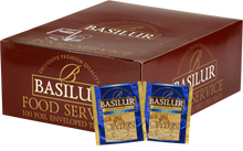 Opakowanie zbiorcze Basilur High Grown z saszetkami czarnej herbaty cejlońskiej z górskich plantacji.