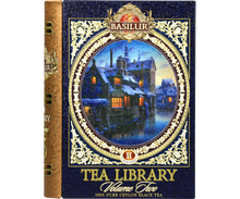 Front puszki Basilur Tea Library vol. II – elegancka czarna herbata premium.