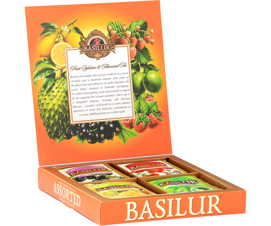 Basilur Fruit Infusions & Magic Fruits zestaw herbat - 20 szt.