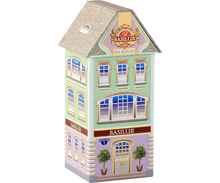 Puszka Basilur Tea Boulevard 1 widok z boku – stylowy design i złote detale.