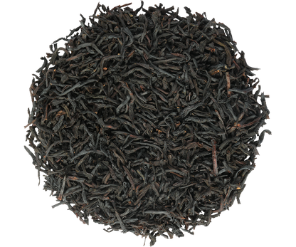 Liście czarnej herbaty Basilur Caramel Dream – wysokiej jakości herbata sypana z nutą karmelu.