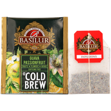 Koperta z torebką herbaty Basilur Guava Passionfruit.