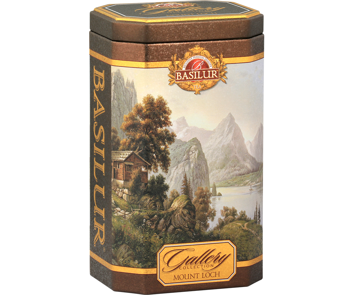 Elegancka puszka Basilur Mount Loch Gallery Collection czarna herbata premium