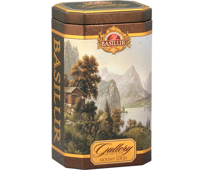 Elegancka puszka Basilur Mount Loch Gallery Collection czarna herbata premium