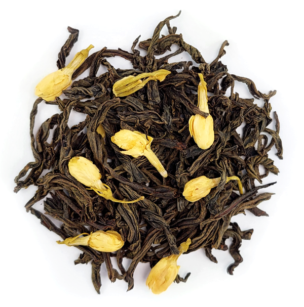 Liście czarnej herbaty Basilur Story of Magic vol. III z dodatkiem jaśminu.