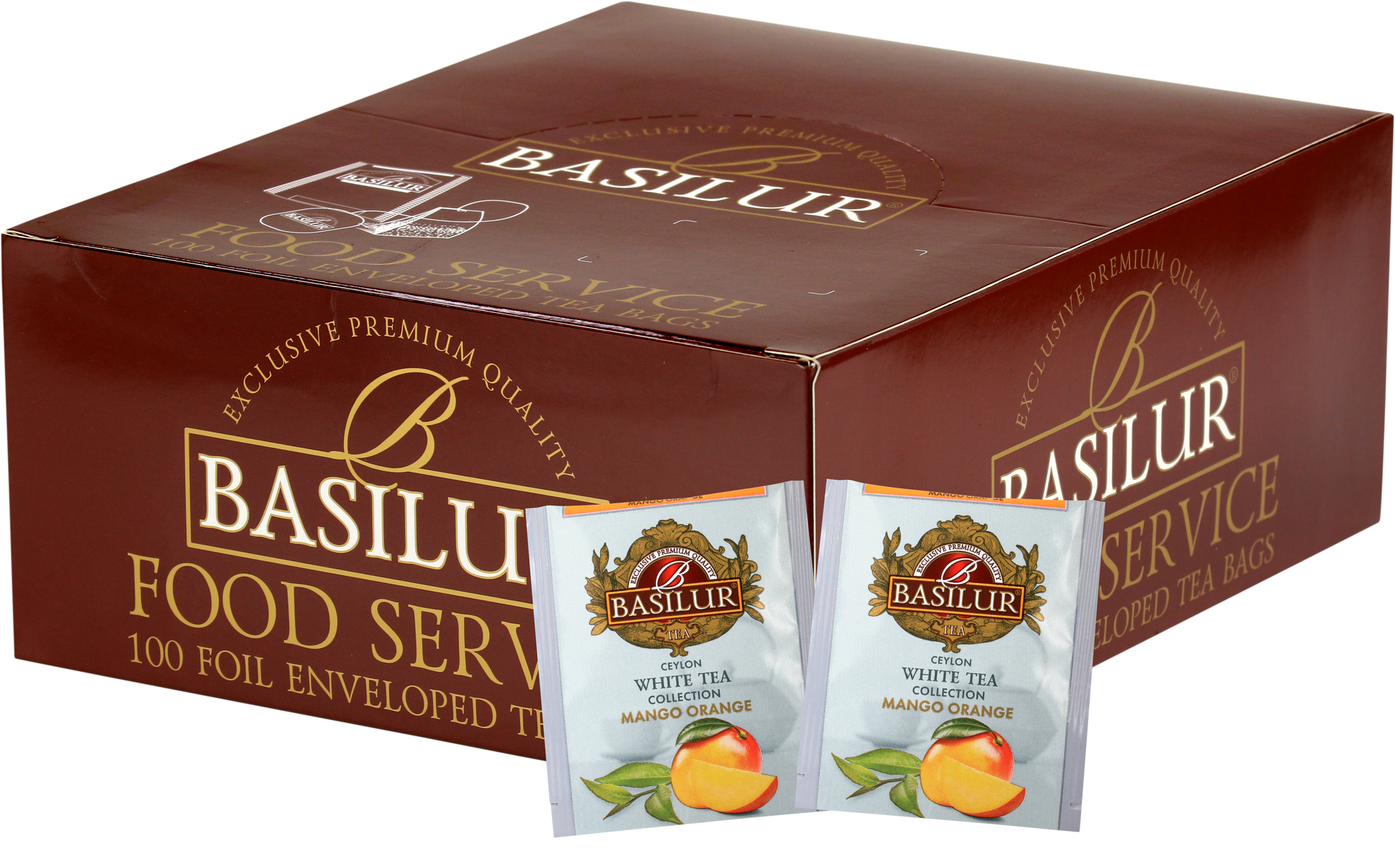 Herbata Basilur Forest Fruit 100 x 1,5 g w opakowaniu Food Service, biała herbata z owocami leśnymi.