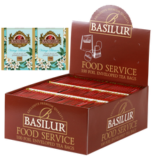 Herbata Basilur Jasmine Dream w opakowaniu Food Service 100 torebek – czarna herbata cejlońska z aromatem jaśminu.