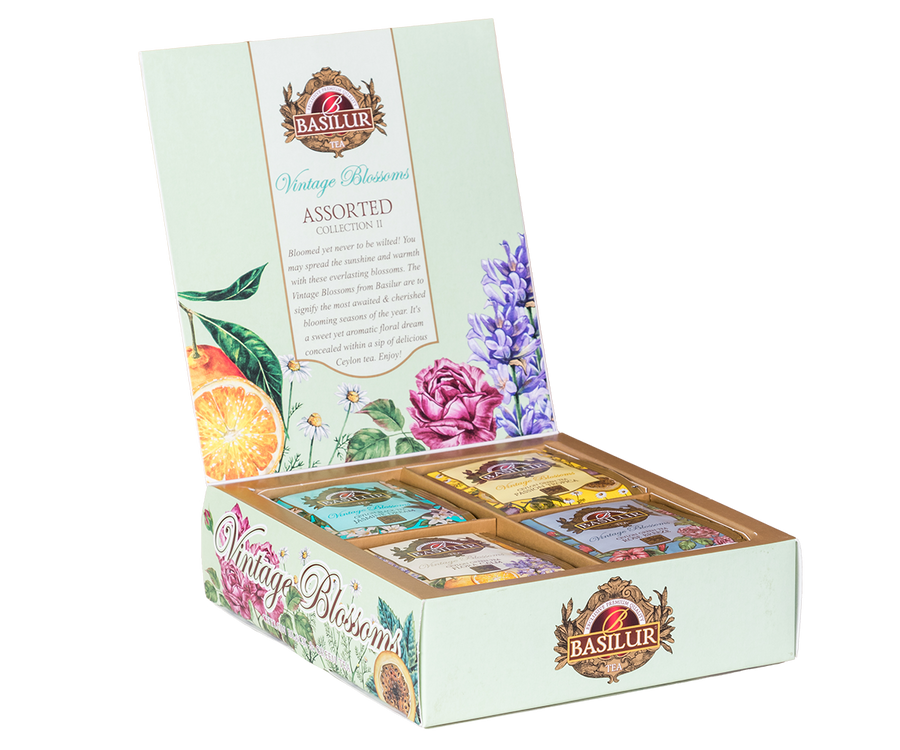 Basilur Vintage Blossoms II zestaw herbat - 40 szt.