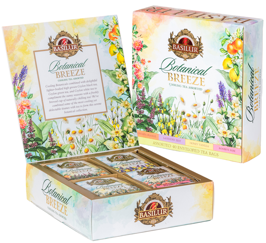 Basilur Botanical Breeze zestaw herbat - 40 szt.