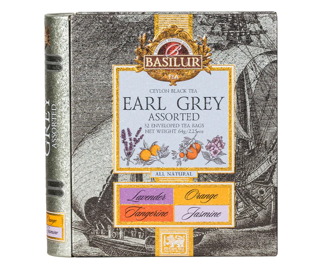 Basilur Earl Grey zestaw herbat - 32 x 2 g