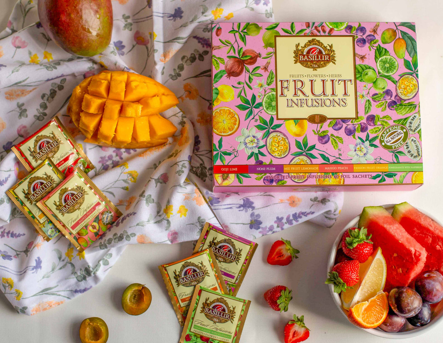 Basilur Fruit Infusions vol. II tea set - 60 x 2 g 