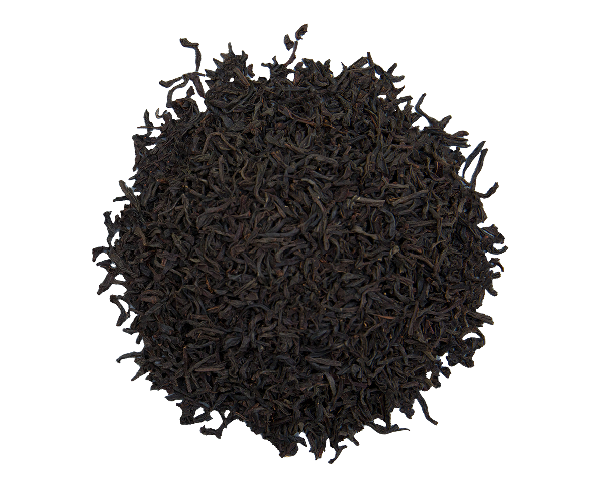 Czarna herbata Basilur Gift of Cheer w liściach, klasyczny cejloński aromat.