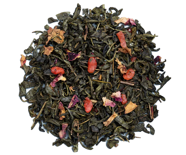 Tuba Basilur Floral Harmony Cherry Blossom widziana z boku.