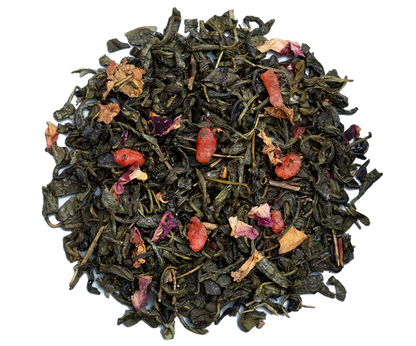 Tuba Basilur Floral Harmony Cherry Blossom widziana z boku.