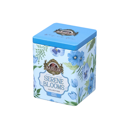 Puszka Basilur Sweet Treats Serene Blooms dekoracyjna herbata zielona
